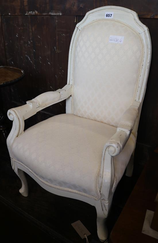 Painted apprentice nursing chair